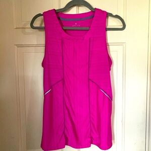 Athleta Run on Tank Top Pink 408942 Women's Size Large Activewear Run Gym